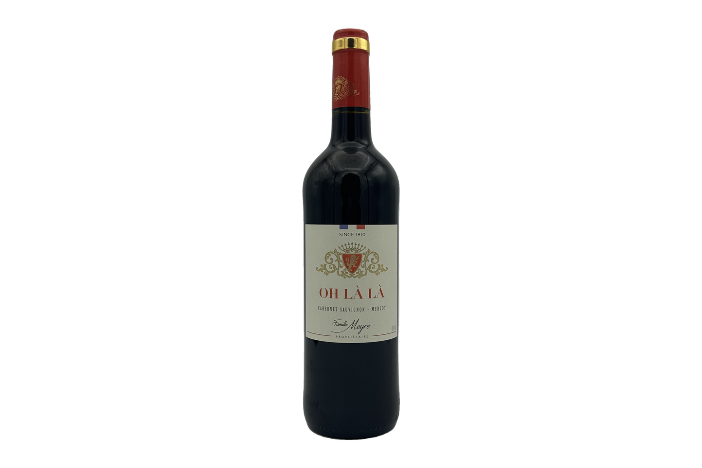 Fles O Lala Rouge, alcoholvrije rode wijn