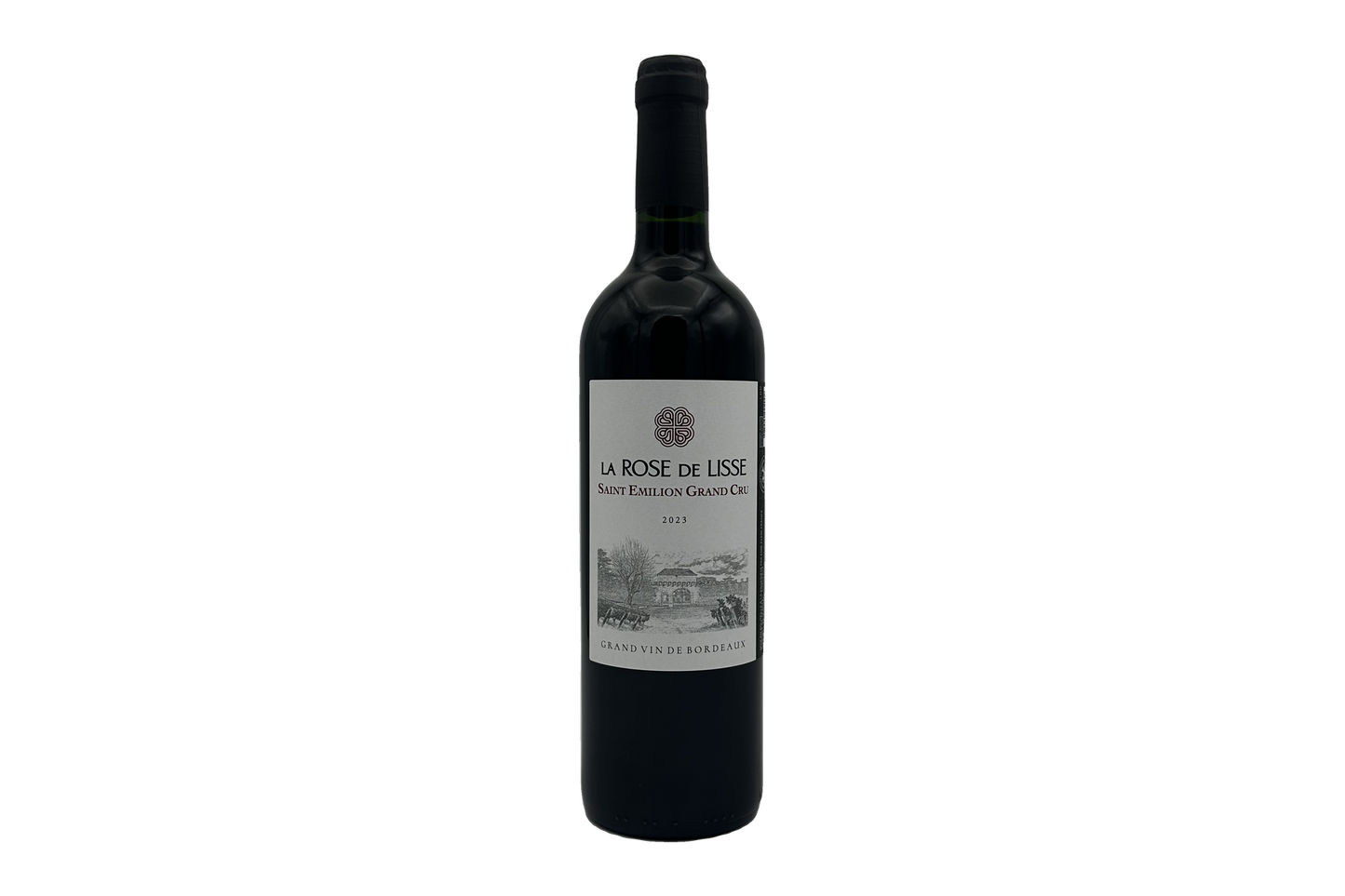 Fles Château La Rose de Lisse, rode wijn uit Saint-Émilion Grand Cru