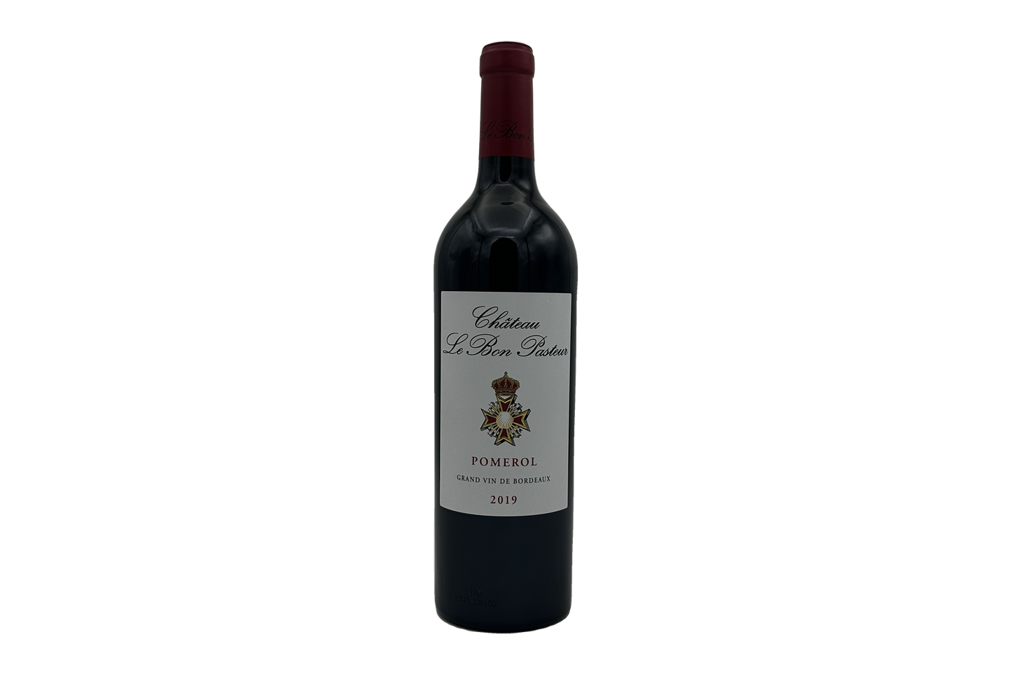 Fles Château Le Bon Pasteur, rode wijn uit Pomerol