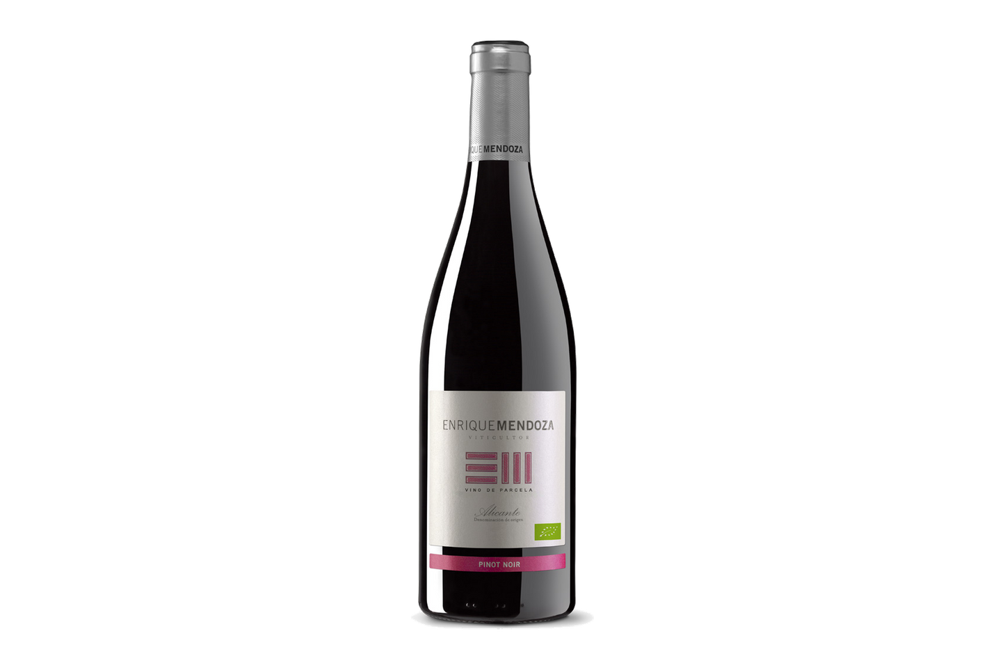Enrique Mendoza 2024 Pinot Noir flesfoto