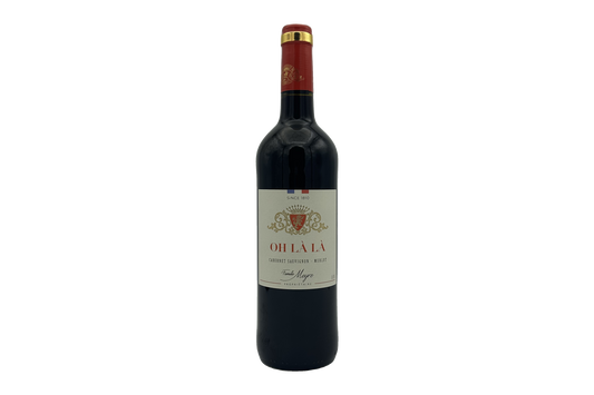 Fles O Lala Rouge, alcoholvrije rode wijn