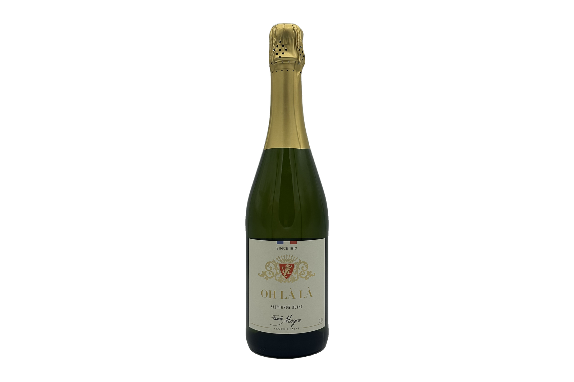 Fles O Lala Sparkling, alcoholvrije mousserende wijn