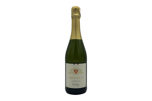 Fles O Lala Sparkling, alcoholvrije mousserende wijn