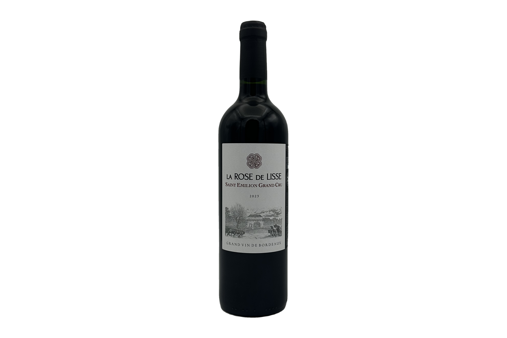 Fles Château La Rose de Lisse, rode wijn uit Saint-Émilion Grand Cru