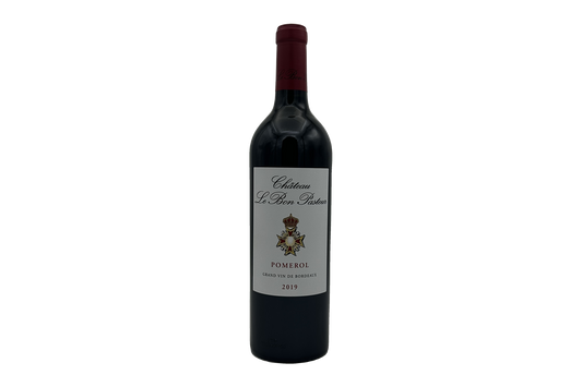 Fles Château Le Bon Pasteur, rode wijn uit Pomerol