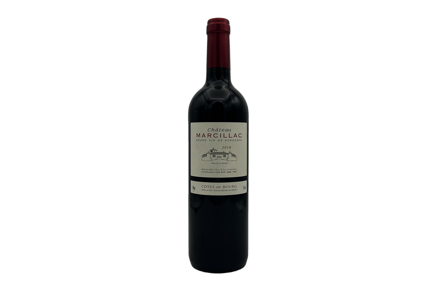 Fles Château Marcillac Côtes de Bourg