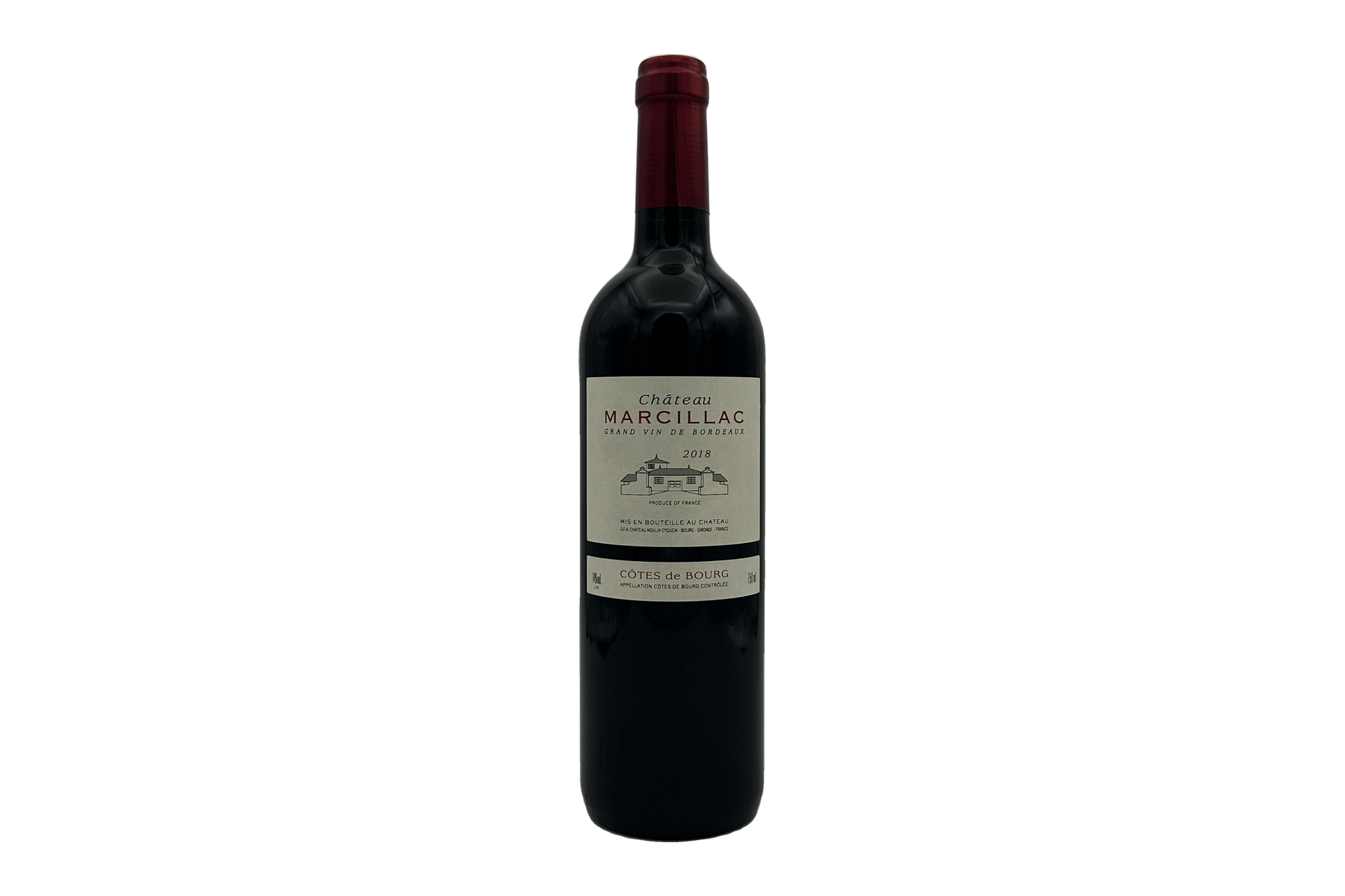 Fles Château Marcillac Côtes de Bourg