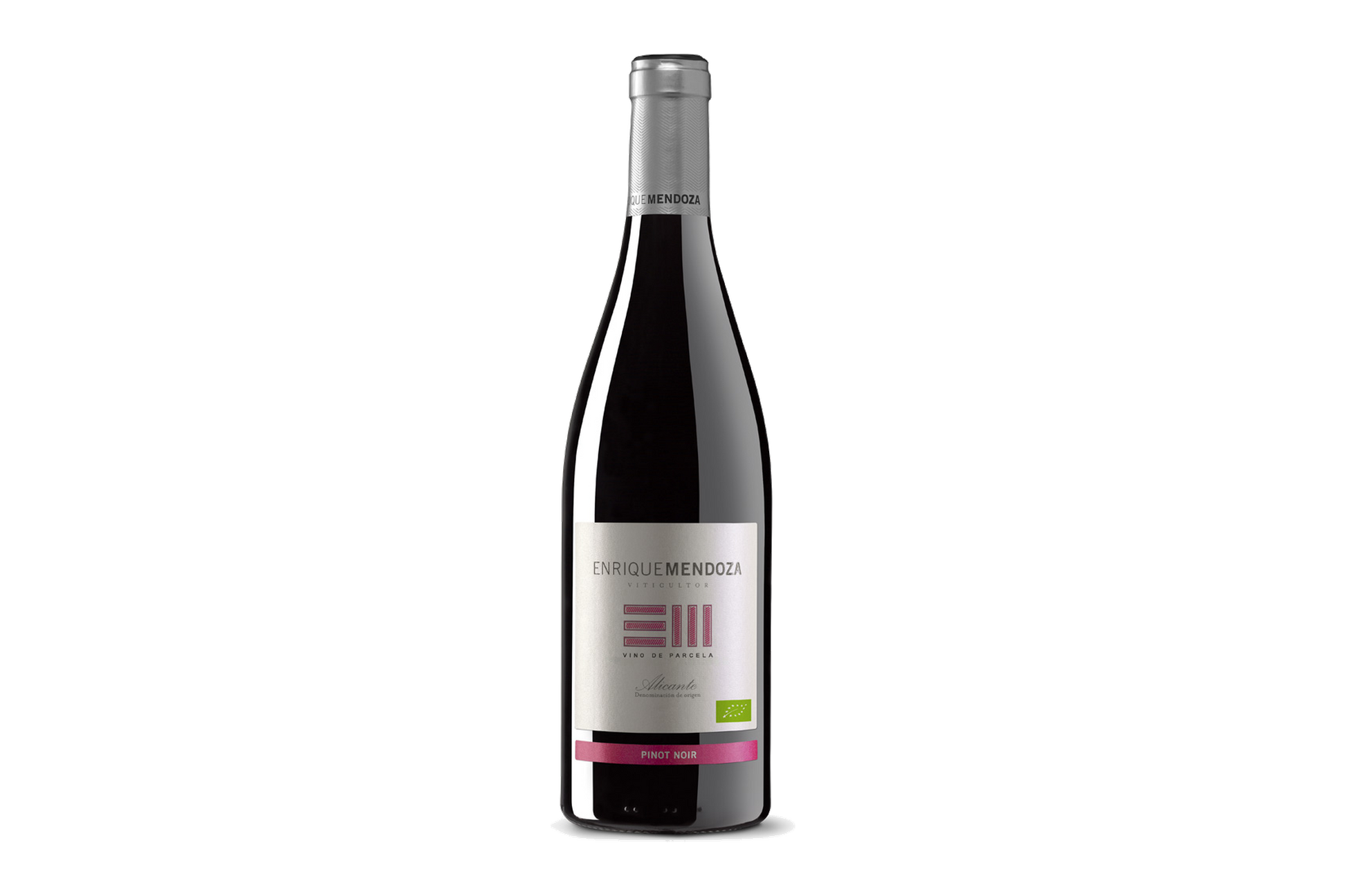 Enrique Mendoza 2024 Pinot Noir flesfoto