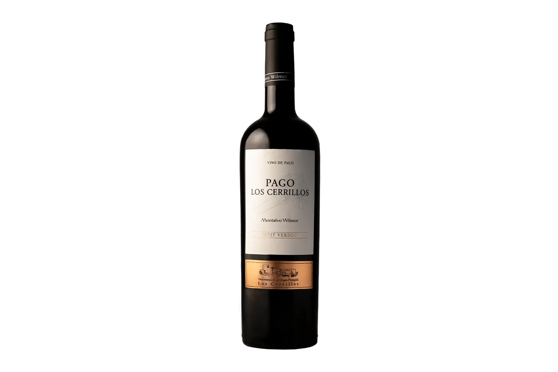 Montalvo Wilmot 2022 Pago los Cerillos Petit Verdot flesfoto