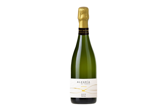 Pago de Tharsys Cava Alegría de Tharsys Brut Nature flesfoto